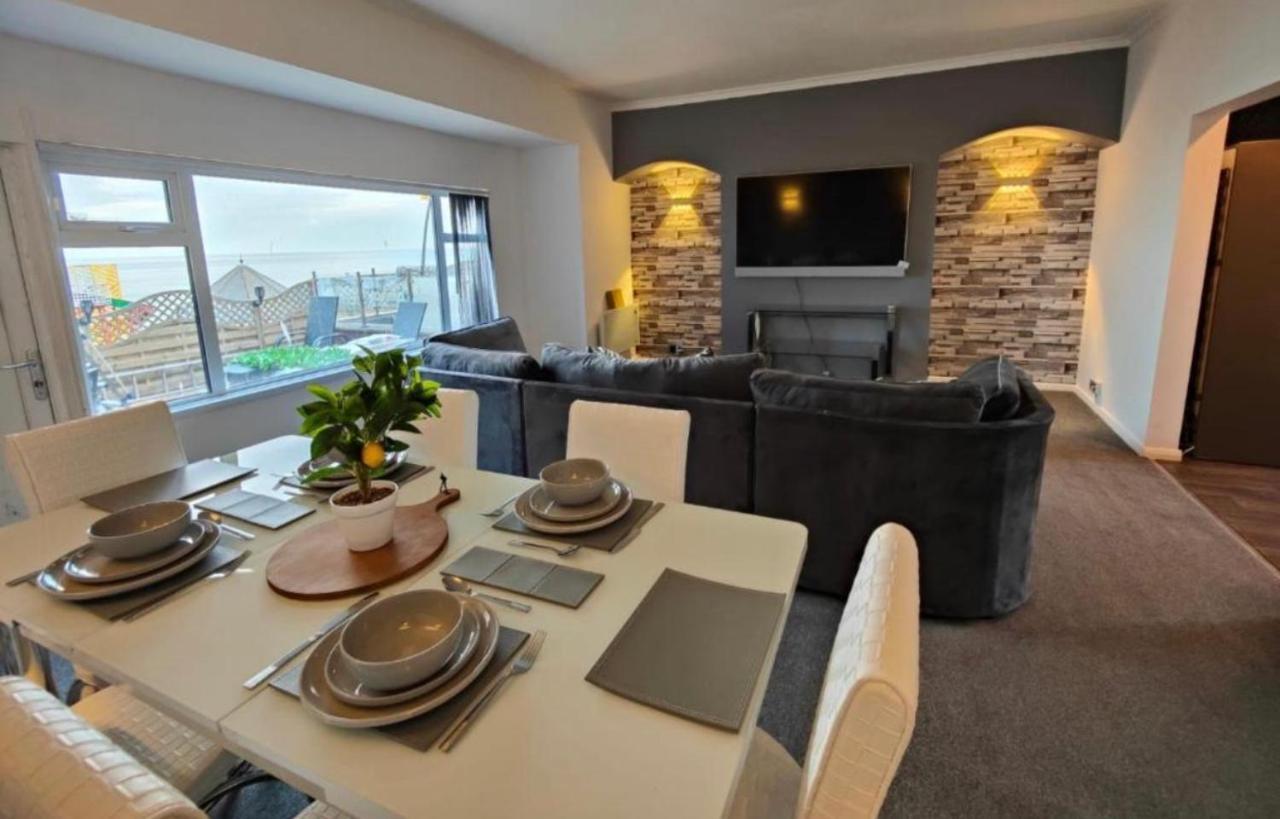 Sea View Apartment Large Balcony Whirlpool Bath 2 Bedrooms Sky Glass Tv Bridlington Eksteriør bilde